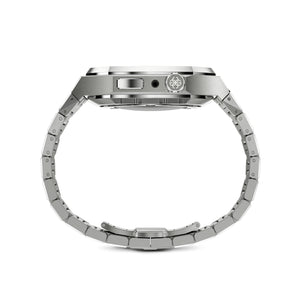 Apple Watch 7 - 9 錶殼 - EVD - 銀色（銀鋼）