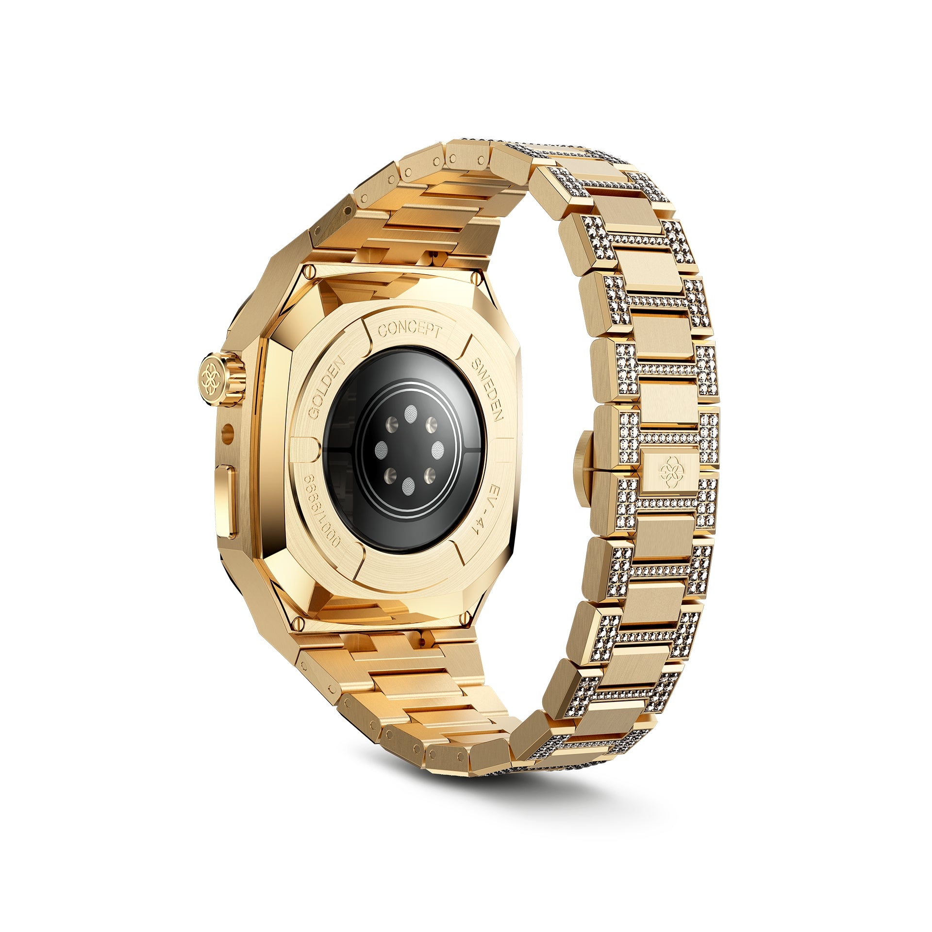 Apple Watch 7 - 9 Case - EVDI - Gold (Gold Steel)