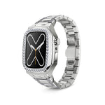 Load image into Gallery viewer, Apple Watch 7 - 9 Case - EVDI - Silver (Silver Steel)
