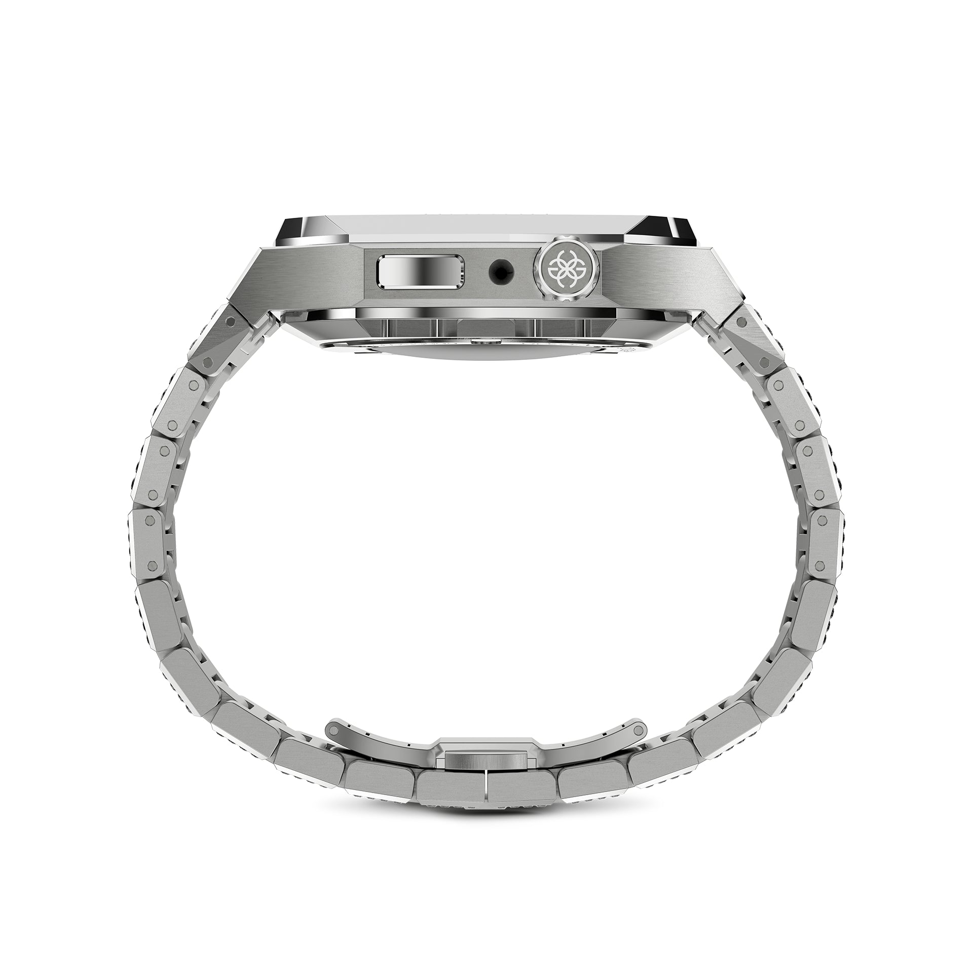 Apple Watch 7 - 9 Case - EVDI - Silver (Silver Steel)