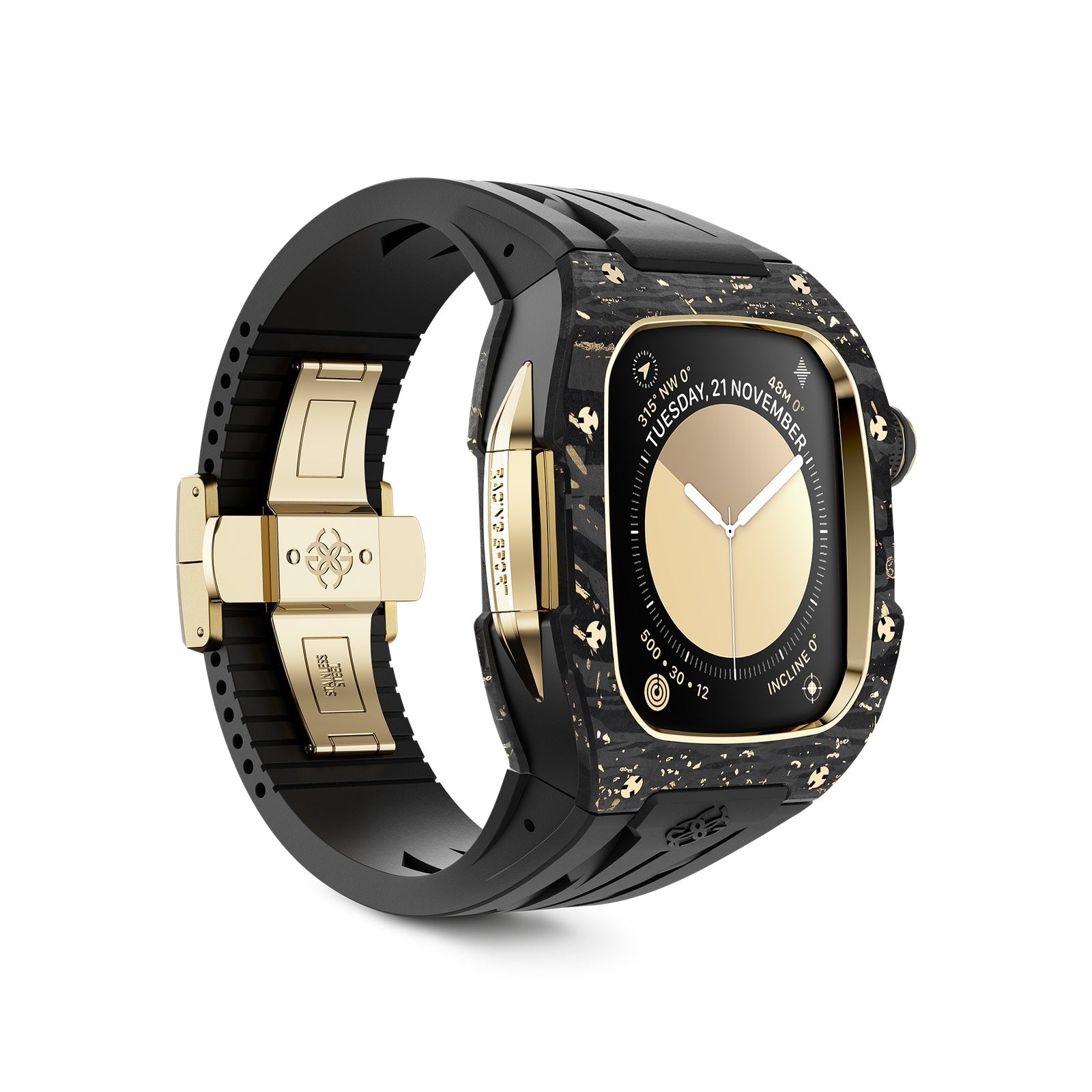 Apple Watch 7 - 9 錶殼 - RSCIII45 - 金碳