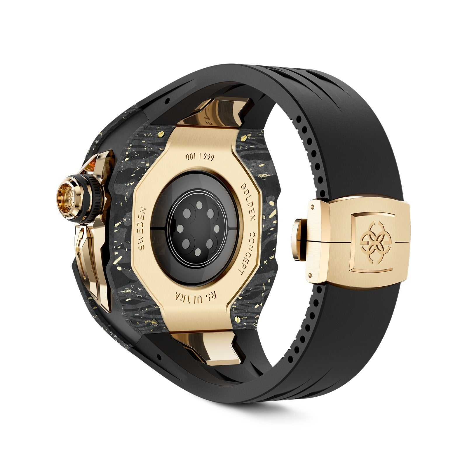 Apple Watch Ultra Case - RSCIII49 - Gold Carbon
