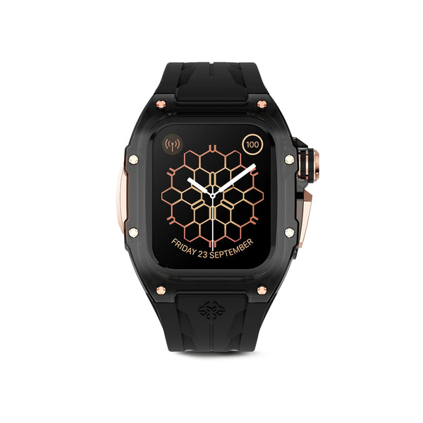 Apple Watch 7 - 9 Case - RSTR45 - Smokey Black Rose Gold – LUX AT LAST