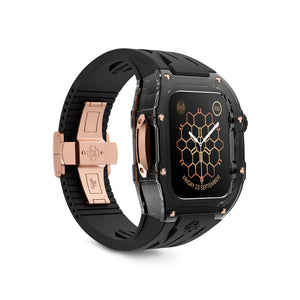 Apple Watch 8 / 7 Case - RSTR45 - Smokey Black Rose Gold – LUX AT LAST