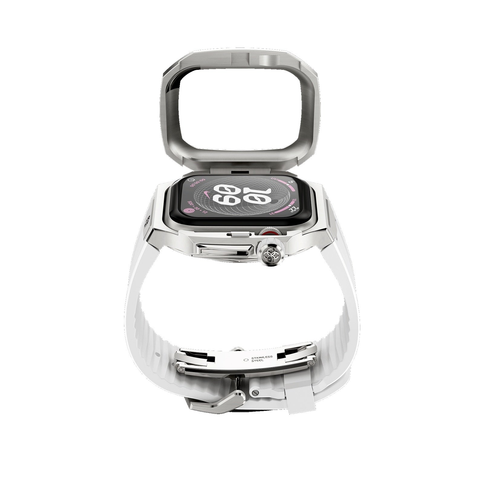 Apple Watch 7 - 9 Case - SPIII41 - Silver MD